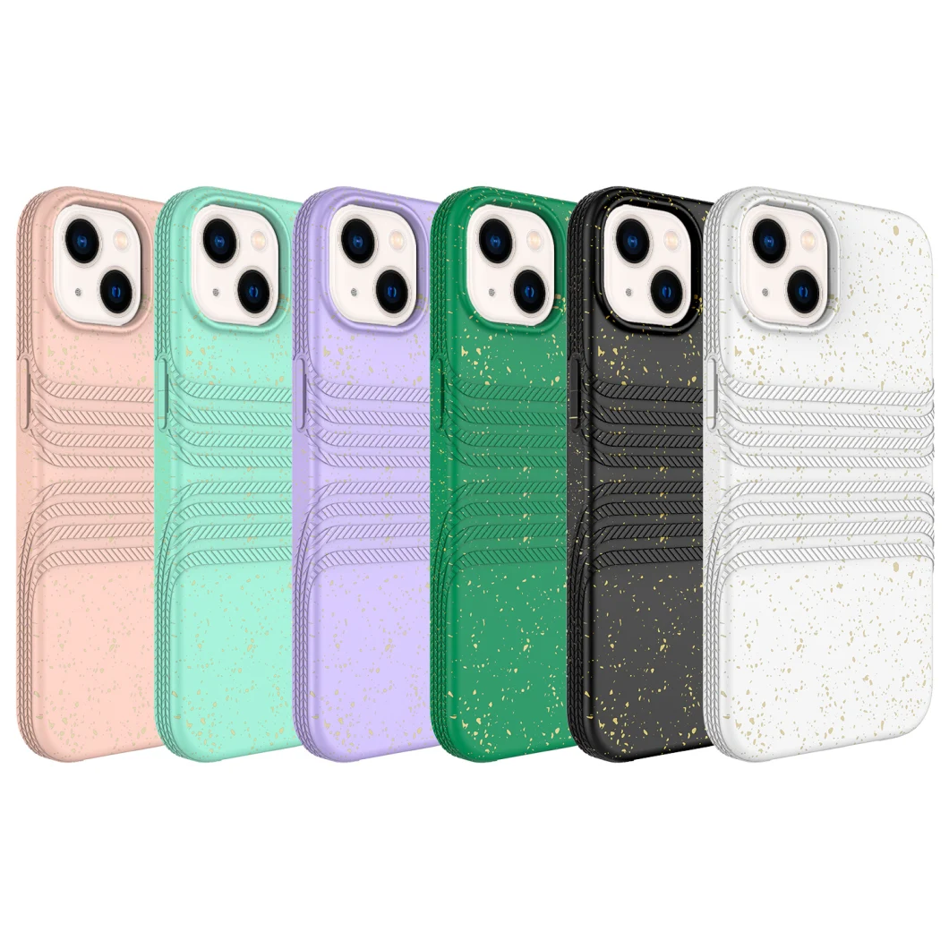 Newly Designed High Quality 2.0mm PLA Fully Degradable Mobile Phone Case for iPhone 13 14 PRO Max