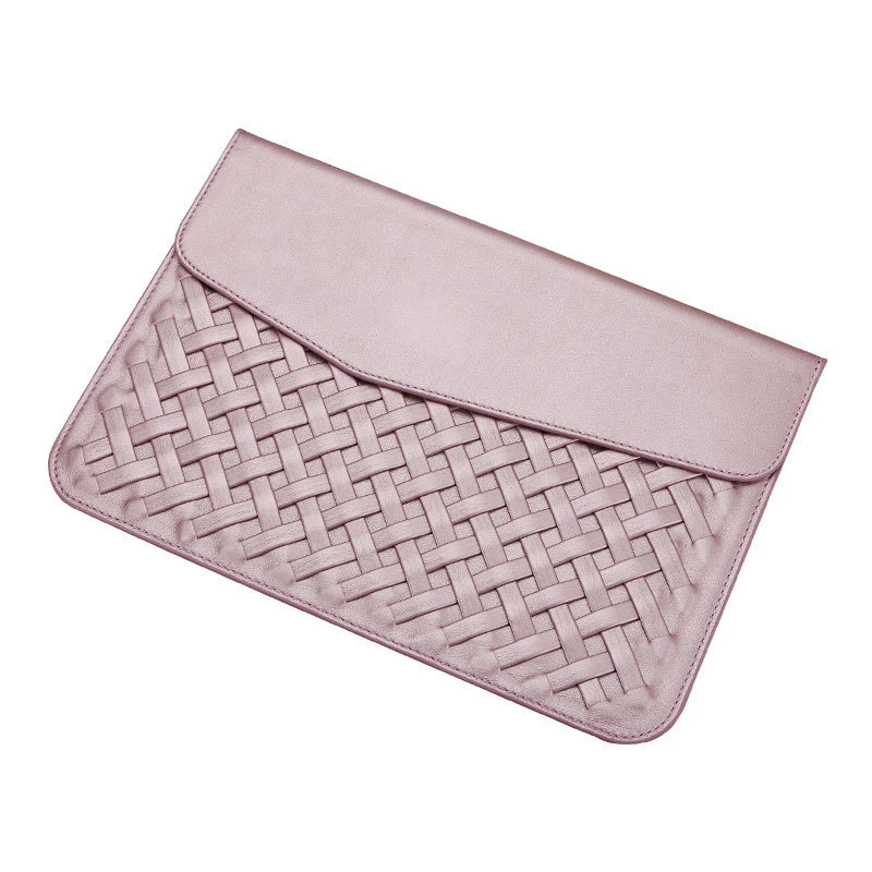 Sh2030 Woven Bag for MacBook Air Luxury Universal PRO iPad Tablet Leather Case Custom Laptop Sleeve