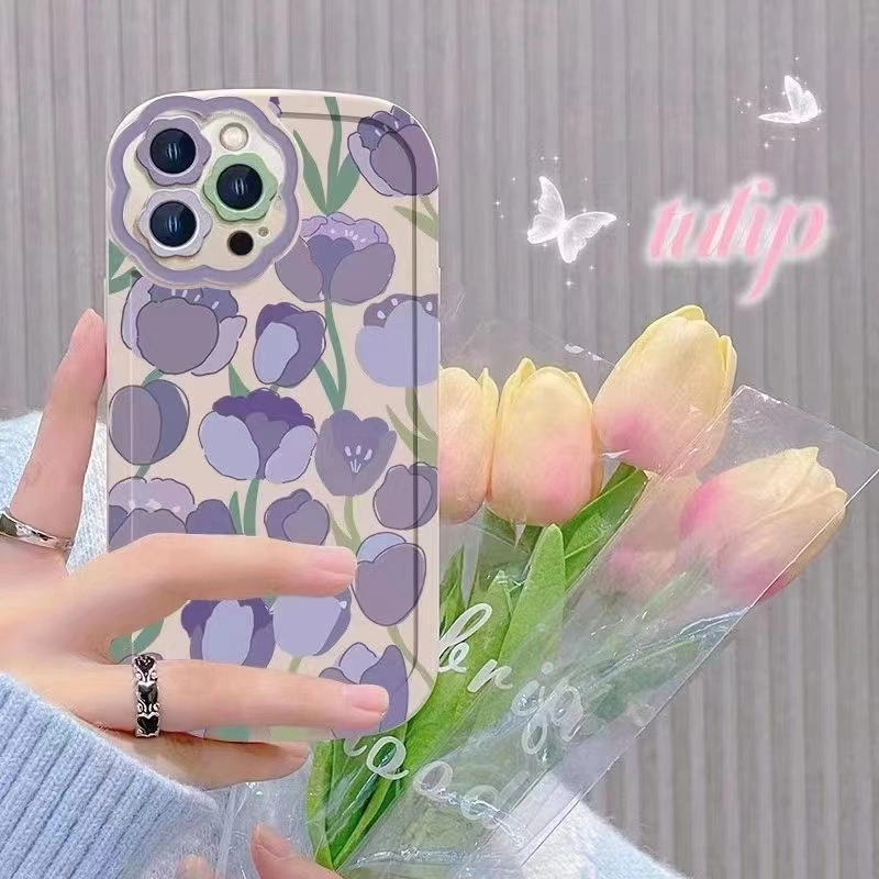 New Design Luxury IMD Flower Printing Clear TPU PC Mobile Phone Case for iPhone 11 12 13 14 PRO Max