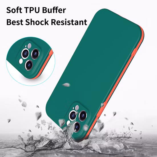 Double Color Soft TPU Hard PC 3 in 1 Mobile Phone Case for iPhone 12 PRO Max 360 All Protection Cell Phone Cover