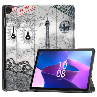 Hülle für Lenovo Tab M10 3. Generation 10,1 Zoll Tablet Klapphülle Slim PU Ledertasche