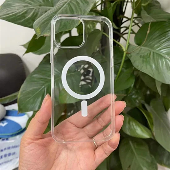 Meistverkaufter Großhandelspreis, hohe Qualität, Original-TPU-PC, kabelloses Laden, transparente Handyhülle für iPhone 13 Se, rückseitige Abdeckung, stoßfeste magnetische Handyhülle für Ipho