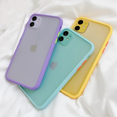 Mint Simple Matte Bumper Handyhülle für iPhone 11 PRO Xr X Xs Max Se 6s Plus, stoßfeste, weiche TPU-Silikon-Schutzhülle