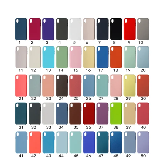 Großhandelspreis Handy-Silikonhülle für iPhone7 Xr 14 PRO Max Back Cover Soft Shell Handy-Zubehör