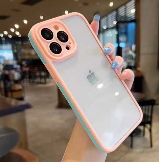 Maßgeschneiderte Großhandels-Anti-Schock-Handyhülle mit Farbrahmen, TPU-PC-Metall-Mode-Handyhülle für iPhone 13/14/14 PRO/13 PRO Max