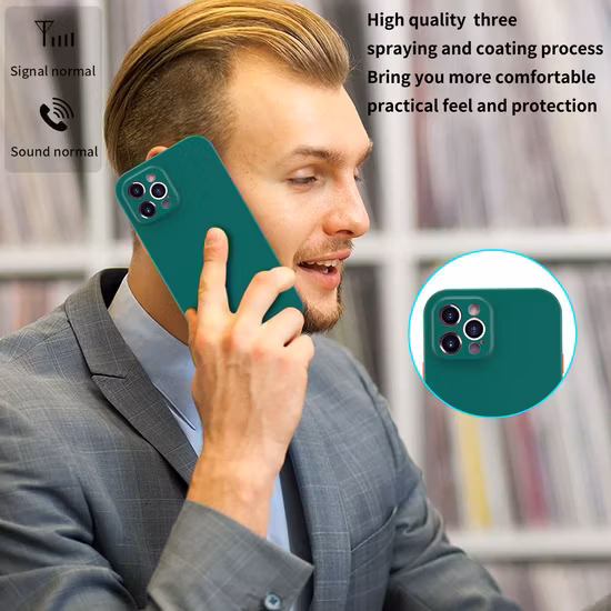 Zweifarbige, weiche TPU-Hart-PC-3-in-1-Handyhülle für iPhone 12 PRO Max, 360-Grad-Schutz-Handyhülle