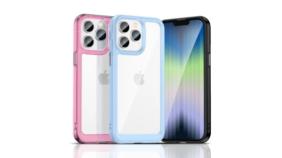 0,2 mm TPU-Hülle, transparent, Full-Inclusive für iPhone/Huawei/Oppo/Samsung Space Shell Case