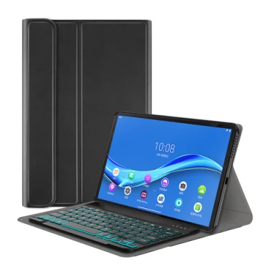 RGB-Hintergrundbeleuchtung Tastatur-Ledertasche für Lenovo Tab M10 Plus Tablet-Hülle 10,3 Zoll X606 Großhandel